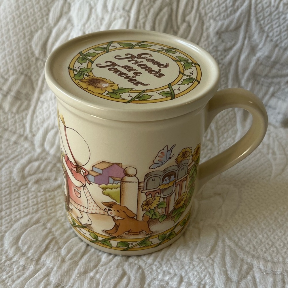 Vintage Watkins Country Kids Collectors Mug & Coaster Set #6183